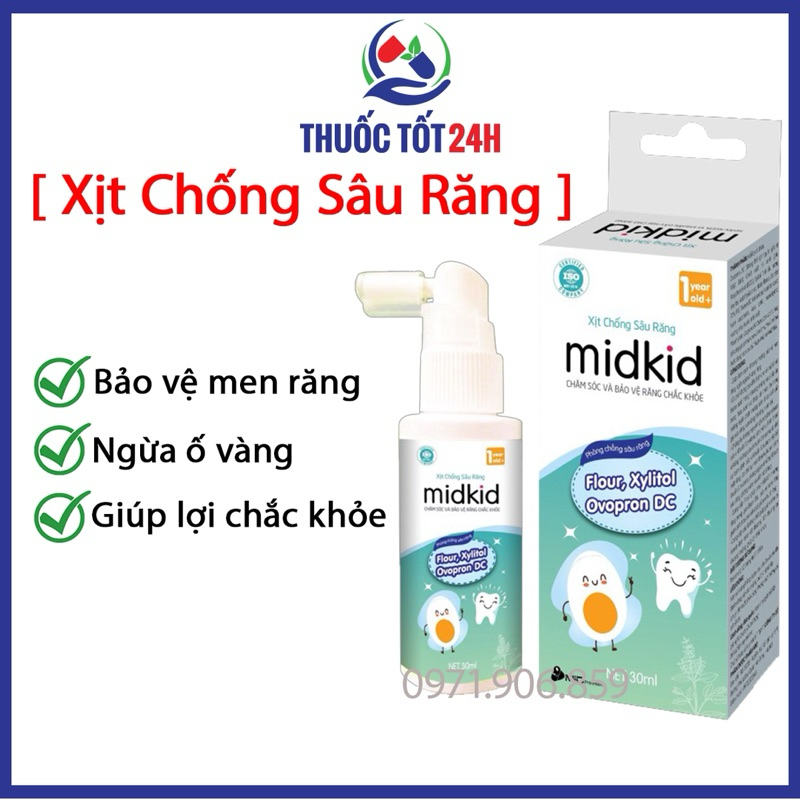 Xịt chống sâu răng midkid L