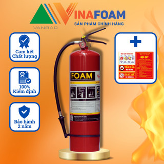 Bình chữa cháy VINAFOAM gốc nước 3 lít Vinafoam thiết bị chữa cháy, bình cứu hỏa BH 2 năm, kèm bộ nội quy tiêu lệnh