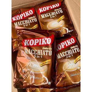 Set 2 Gói Cà Phê Sữa Kopiko Macchiato Thái Lan( gói 20 túi nhỏ )