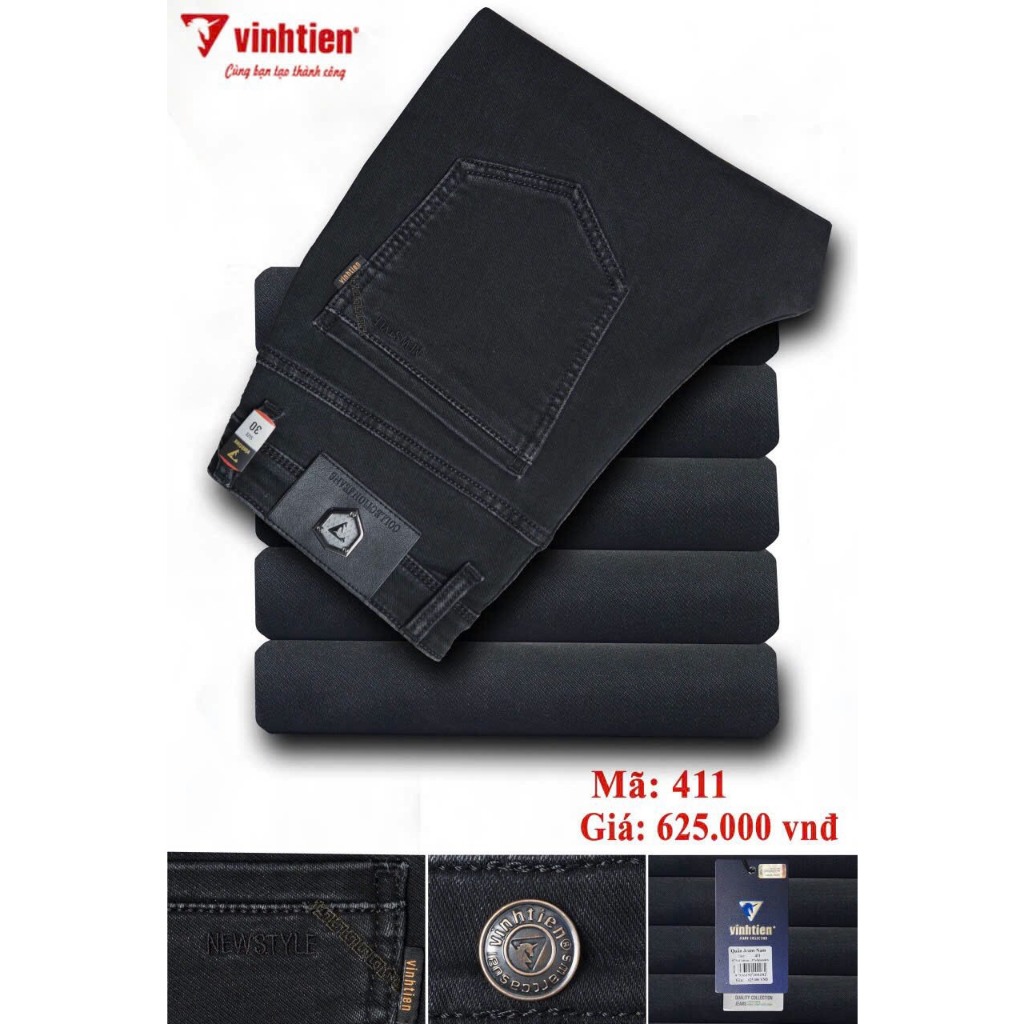 Quần Jeans Nam Cotton Cao Cấp Vĩnh Tiến 625