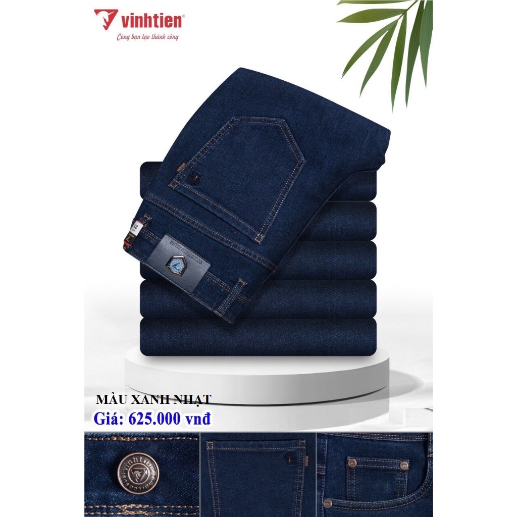 Quần Jeans Nam Cotton Cao Cấp Vĩnh Tiến 625
