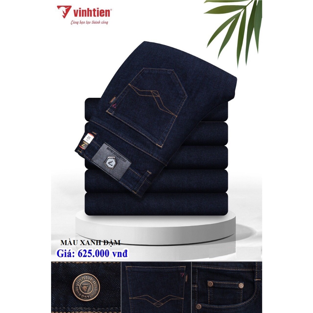 Quần Jeans Nam Cotton Cao Cấp Vĩnh Tiến 625