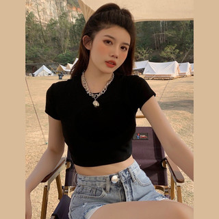 ÁO CROPTOP TRƠN NGẮN KHOE EO