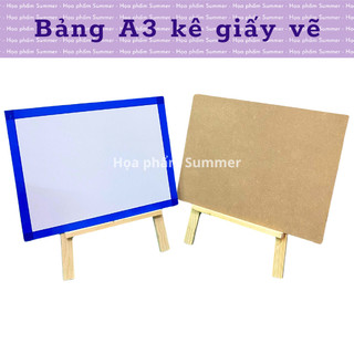 [SUMMER] BẢNG A3 KÊ GIẤY VẼ CHẤT LIỆU GỖ/FOOC NHỰA CAO CẤP