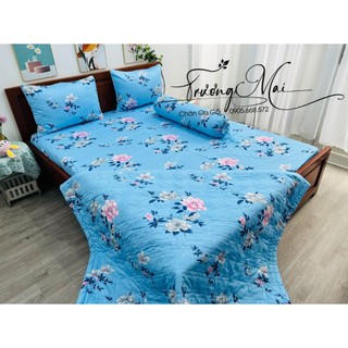 Bộ ga mền lập thể cực sang trọng 100% coton mềm mịn mát