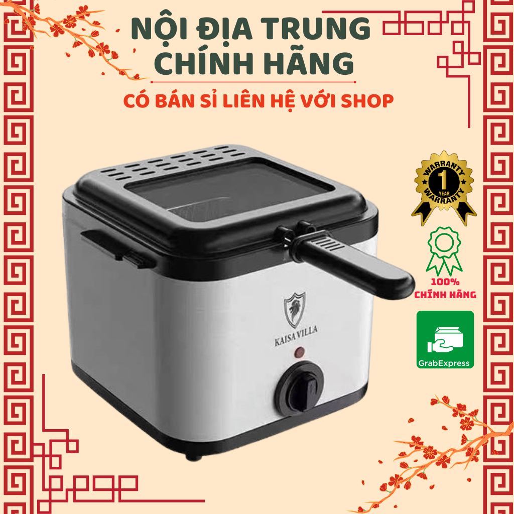 Nồi Chiên Ngập Dầu, Bếp Điện Chiên Rán Dầu KAISA VILLA JD-8041 - Hàng Chính Hãng - BH 12 tháng - Nội Địa Trung