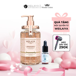 Combo Sữa tắm nước hoa, trắng da toàn thân và Tinh dầu dưỡng tóc Weilaiya giúp ngăn rụng và kích thích mọc tóc 5ml x 8