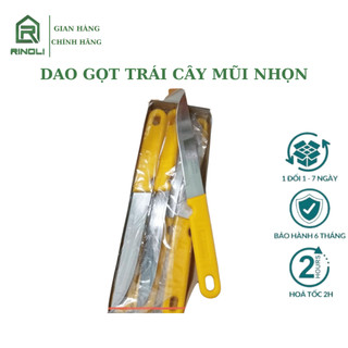 Dao gọt hoa quả kiwi thái lan cán vàng - dao thái lan bằng thép không gỉ-rinoli