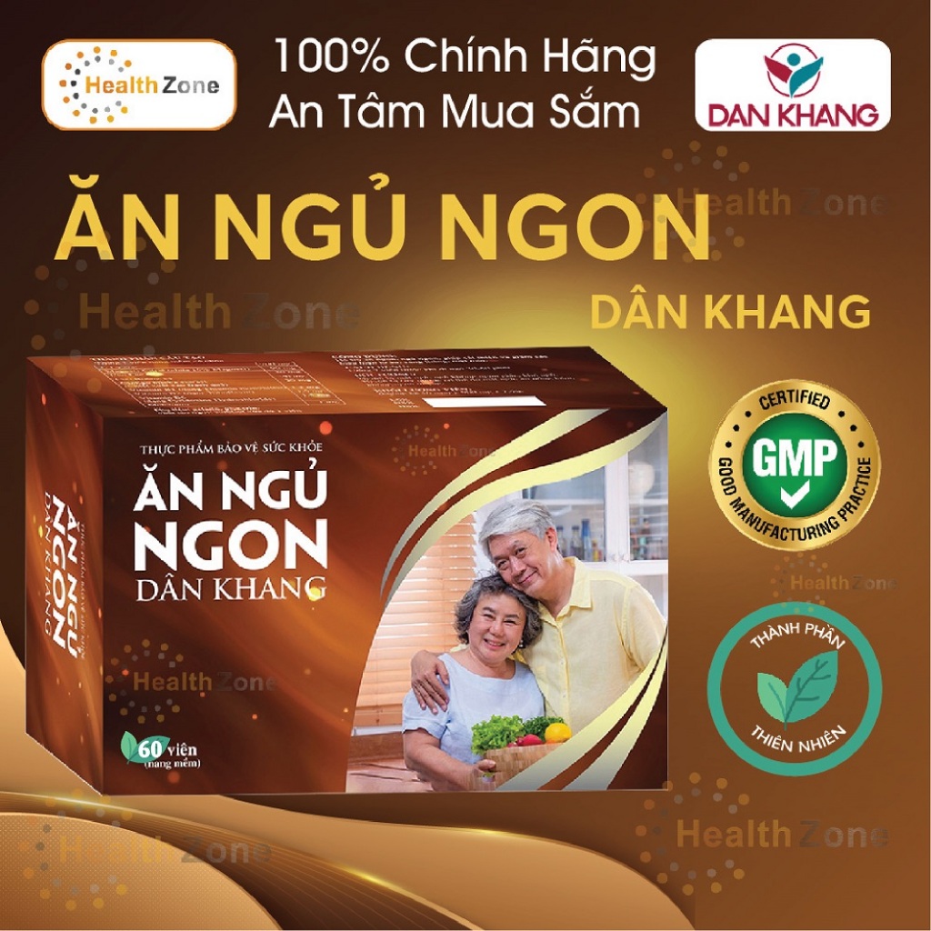 Viên Uống Ăn Ngủ Ngon Dân Khang - Hộp 60 Viên