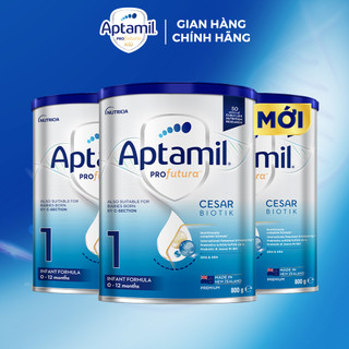 Combo 3 Sữa Bột Aptamil Profutura Cesarbiotik 1 Dành Cho Trẻ Từ 0-12 Tháng Tuổi (800g)