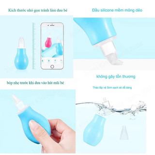 DỤNG CỤ HÚT MŨI SILICON CHO BÉ