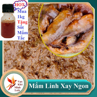 1kg mắm cá linh xay châu đốc thơm ngon 1kg- minh triết food- vựa khô minh triết