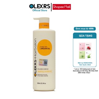 Dầu xả Olexrs Argan Oil Collagen Hair Salon, Dầu gội giúp tóc mềm mượt cho tóc khô xơ, hư tổn