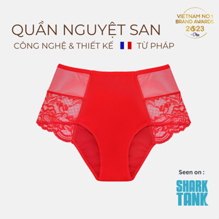 Quần lót nguyệt san Valerie ban đêm (Đỏ) cao cấp thay thế băng vệ sinh, chống tràn EMER
