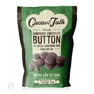 Socola nút áo compound đen cacao talk