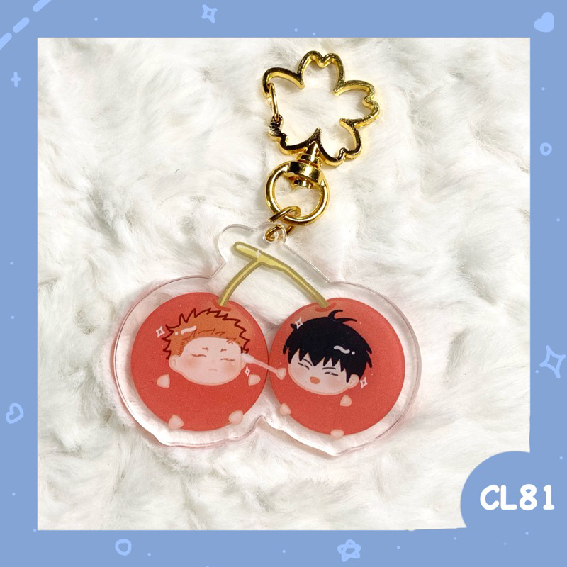 Móc khoá Đen Cam 19days 5cm