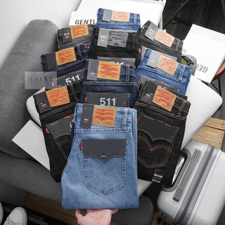 Quần bò nam xuất dư LE511 thời trang Quần jean nam slimfit zin co dãn đẹp Ống đứng cao cấp HAIAN JEAN