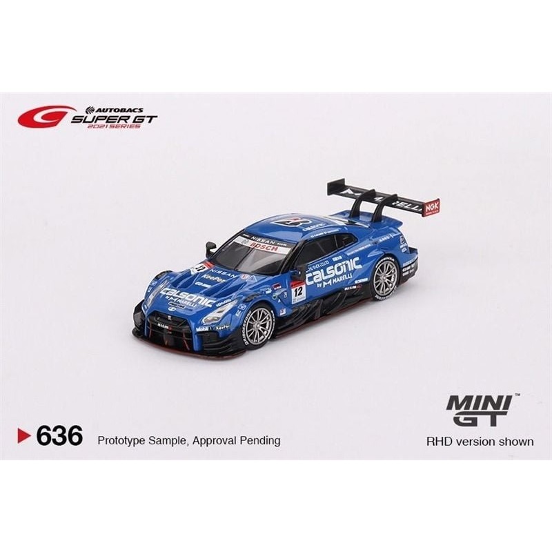 Mô hình xe Nissan GT R nismo GT500 230 card, #23 red card, #12 Calsonic Team Impul card 1:64 Minigt