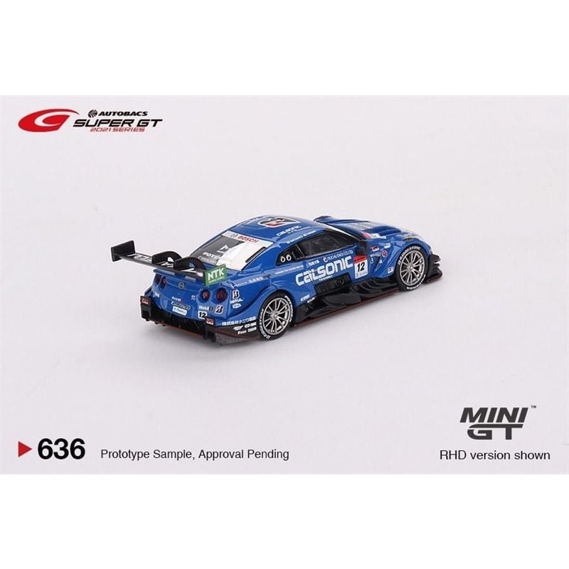 Mô hình xe Nissan GT R nismo GT500 230 card, #23 red card, #12 Calsonic Team Impul card 1:64 Minigt
