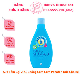 Sữa Tắm Gội PENATEN Chống Cảm Đức Mẫu Mới - Chai 400ml [Chuẩn Đức]