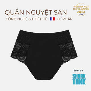 Quần lót nguyệt san Valerie ban đêm (Đen) cao cấp chống tràn thay thế băng vệ sinh EMER
