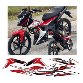 Tem sonic 150r trắng đen đỏ h03