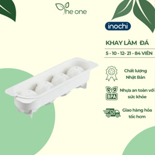 Khay đá tròn Kari 4 viên Inochi, nhựa nguyên sinh an toàn sức khỏe, chịu nhiệt độ cao,dễ tảy rửa
