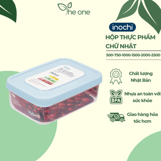 Hộp thực phẩm chữ nhật 750ml, đựng thức ăn, thực phẩm, an toàn lò vi sóng, máy rửa bát, nhựa nguyên sinh cao cấp