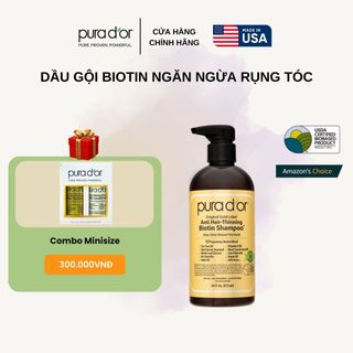 Dầu gội ngăn rụng tóc PURA D'OR Original Gold Label