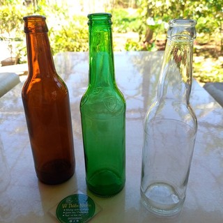 Chai Thủy tinh màu 330ml + nút nhựa
