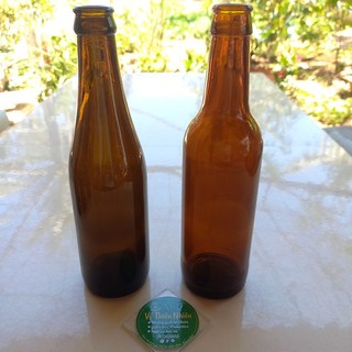 chai Thủy tinh màu 330ml + nút nhựa