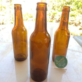 chai Thủy tinh màu 330ml + nút nhựa