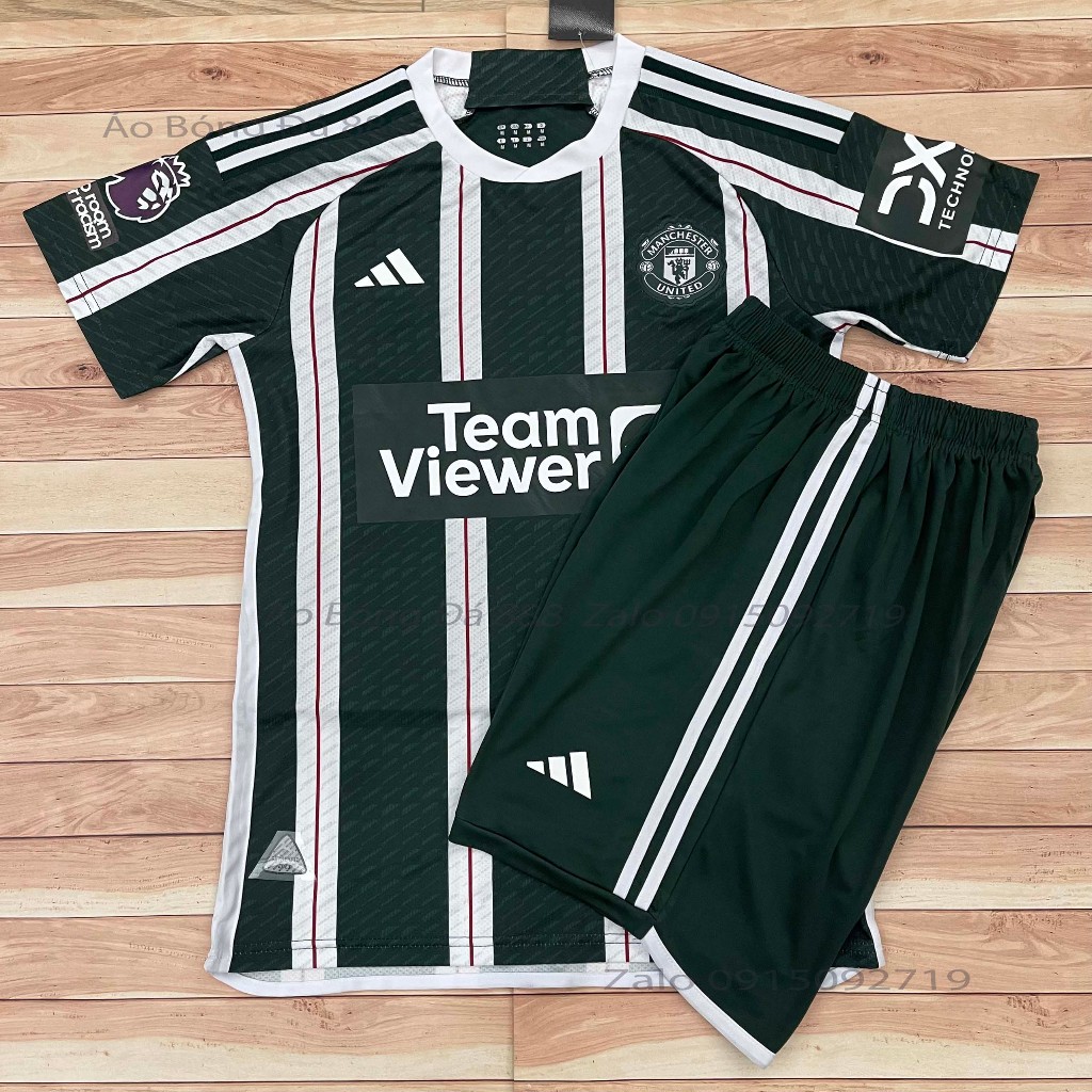 Áo Bóng Đá CLB Manchetser United, Áo Đá Banh Mu 23/24 -  Chuẩn Mẫu Thi Đấu - Vải Polyester Thái Gai Lưới