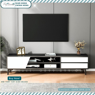 Kệ tivi phòng khách Nội Thất Tiết Kiệm thiết kế hiện đại làm tủ tivi để sàn đã lắp sẵn TV889889