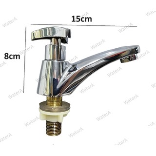 Vòi lavabo, vòi rửa mặt một đường nước lạnh đồng thau siêu bền, lực nước mạnh