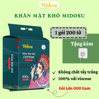 Khăn Mặt Khô Midosu Gói Lớn 600G Dùng Một Lần An Toàn Cho Da