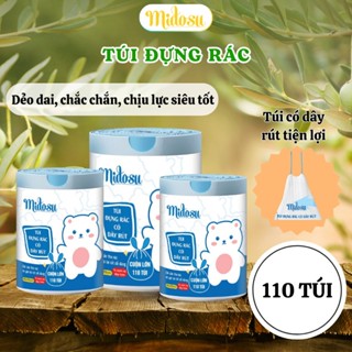 Túi Đựng Rác Midosu 110 Túi Có Dây Rút Tiện Lợi Siêu Dai