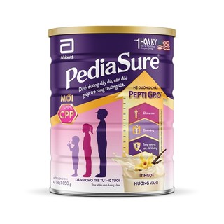 Sữa bột Pediasure 850g/800g  hương vani