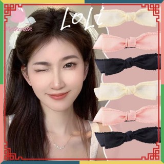 Kẹp tóc nơ vải ren thời trang hàn quốc cho nữ