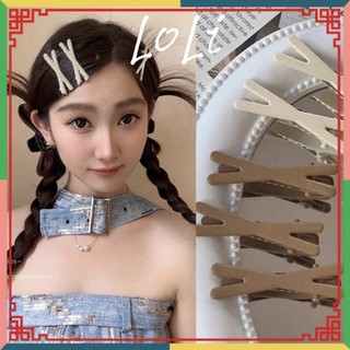 Kẹp tóc nơ, kẹp tóc mái chữ X nhiều màu