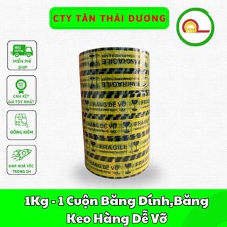 1kg - 1 cuộn băng dính,băng keo hàng dễ vỡ giá rẻ a05