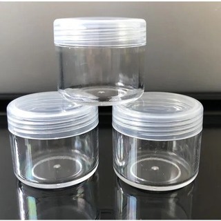 Combo 100 hủ nhựa 🏵️ hủ nhựa cao chiết mỹ phẩm thân trong 10g dùng chiết kem, chiết bột, chiết mỹ phẩm du lịch