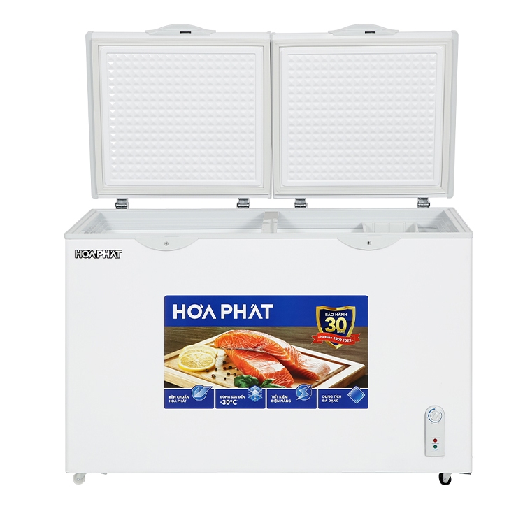 [ SHIP HỎA TỐC 2H TẠI NỘI] Tủ đông Hòa Phát HCF 666S1Đ2/HPF AD6352 352 lít 1 ngăn đông dàn đồng -BH chính hãng 24 tháng