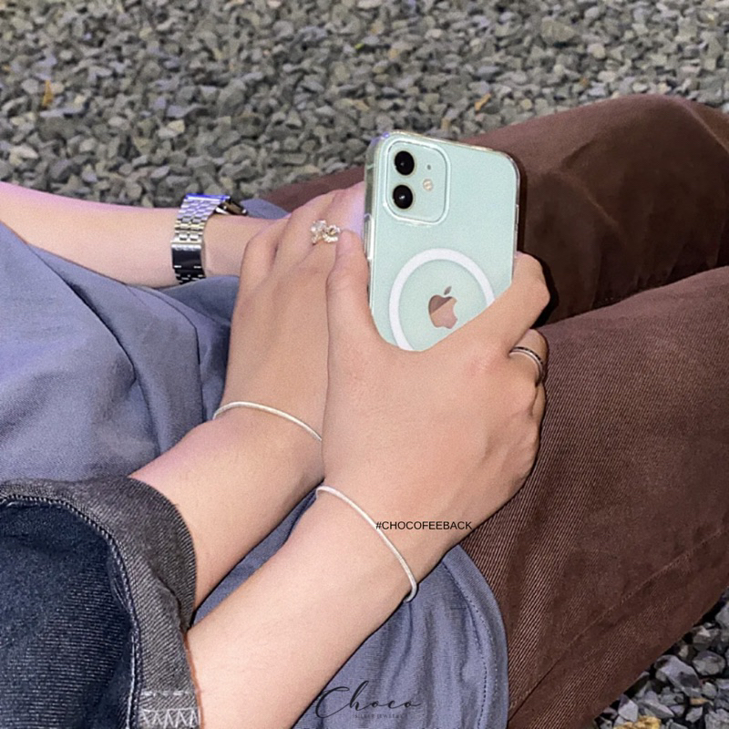 Vòng tay bạc dây Pan mềm Choco Jewelry