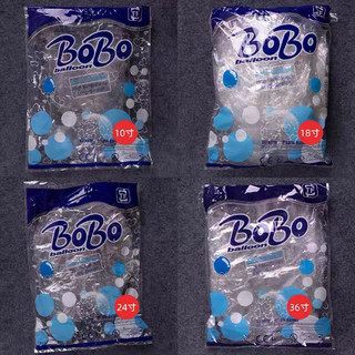 Bóng bay trong suốt bobo 10’, 18’, 24’, 36’ làm bóng galaxy, bóng jumbo