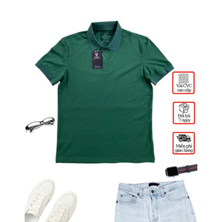 Áo thun Polo nam Basic vải cá sấu CVC cao cấp sang trọng lịch lãm thoáng mát phù hợp văn phòng công sở