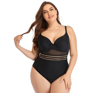 (Big size) Đồ bơi, Bikini liền thân Size Lớn, Giấu Bụng, Kín Đáo Cho Người Béo Mập #4105