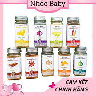 BỘT GIA VỊ HỮU CƠ DACE/ VINASAMEX (bột tỏi, bột gừng, bột ớt, bột sả, bột nghệ...)