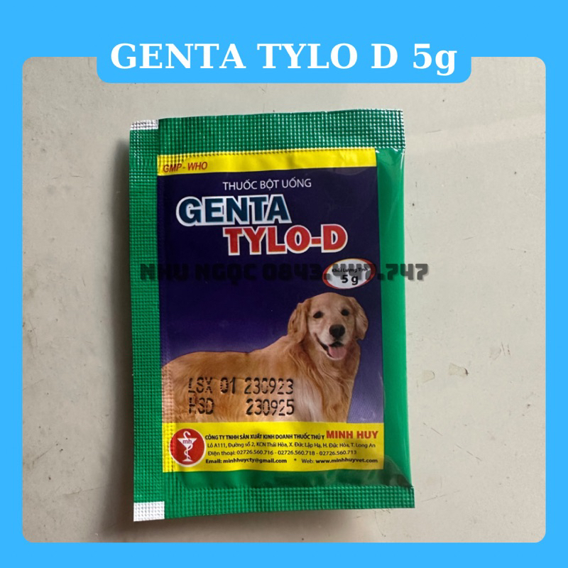 GENTA TYLO D GÓI 5g CHÓ