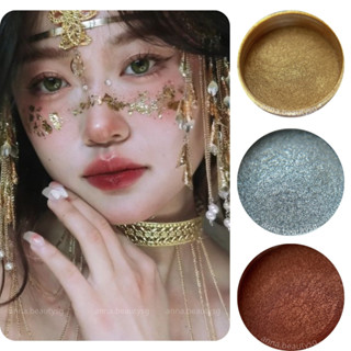  Kim tuyến trang điểm mắt mặt tóc body nhũ kim tuyến makeup lấp lánh bắt sáng dễ sử dụng 